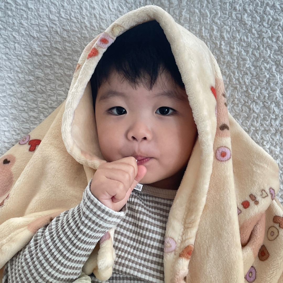 DOTTODOT 彩字軟萌物語系列-極細觸感毛絨毯