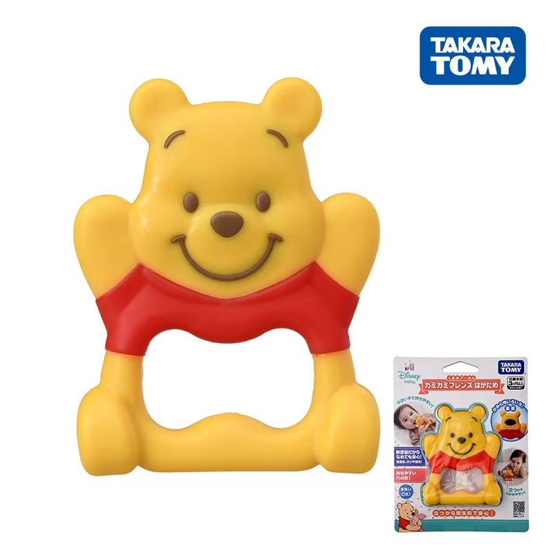 現貨🌸日本直送 |TAKARA TOMA小熊維尼牙膠安撫玩具