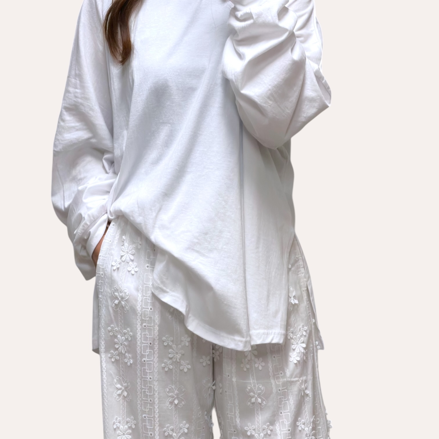 221056 Lace通花長褲