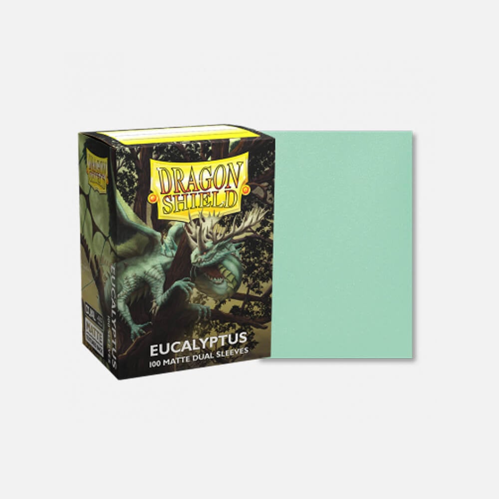 Dragon Shield 100 - Standard Deck Protector Sleeves - Dual Matte - Eucalyptus(Lehel) - AT-15049