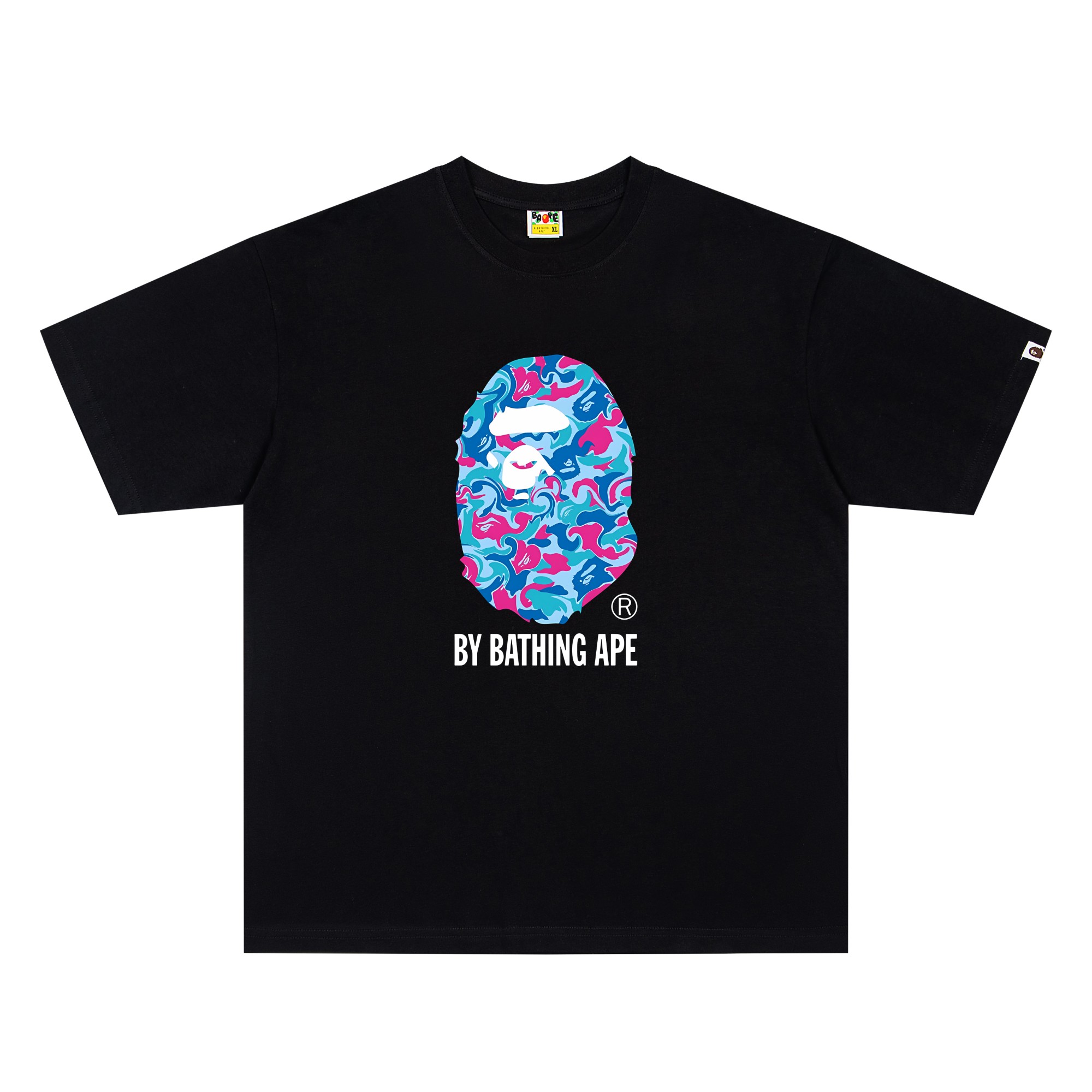BAPE Marble Camo Big Ape Head Tee