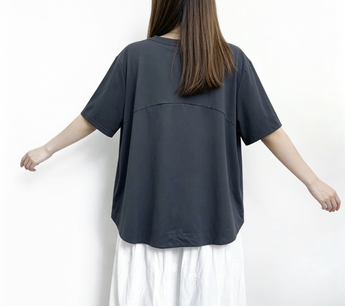 ☀️夏日優惠☀️ 日系刺繡大花撞色Tee