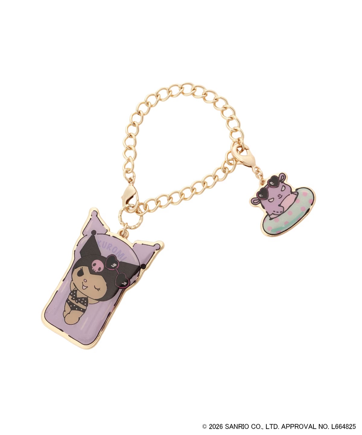 🌸 【預訂】Kuromi Bag Charm - SAMANTHAVEGA x Sanrio Summer Collection