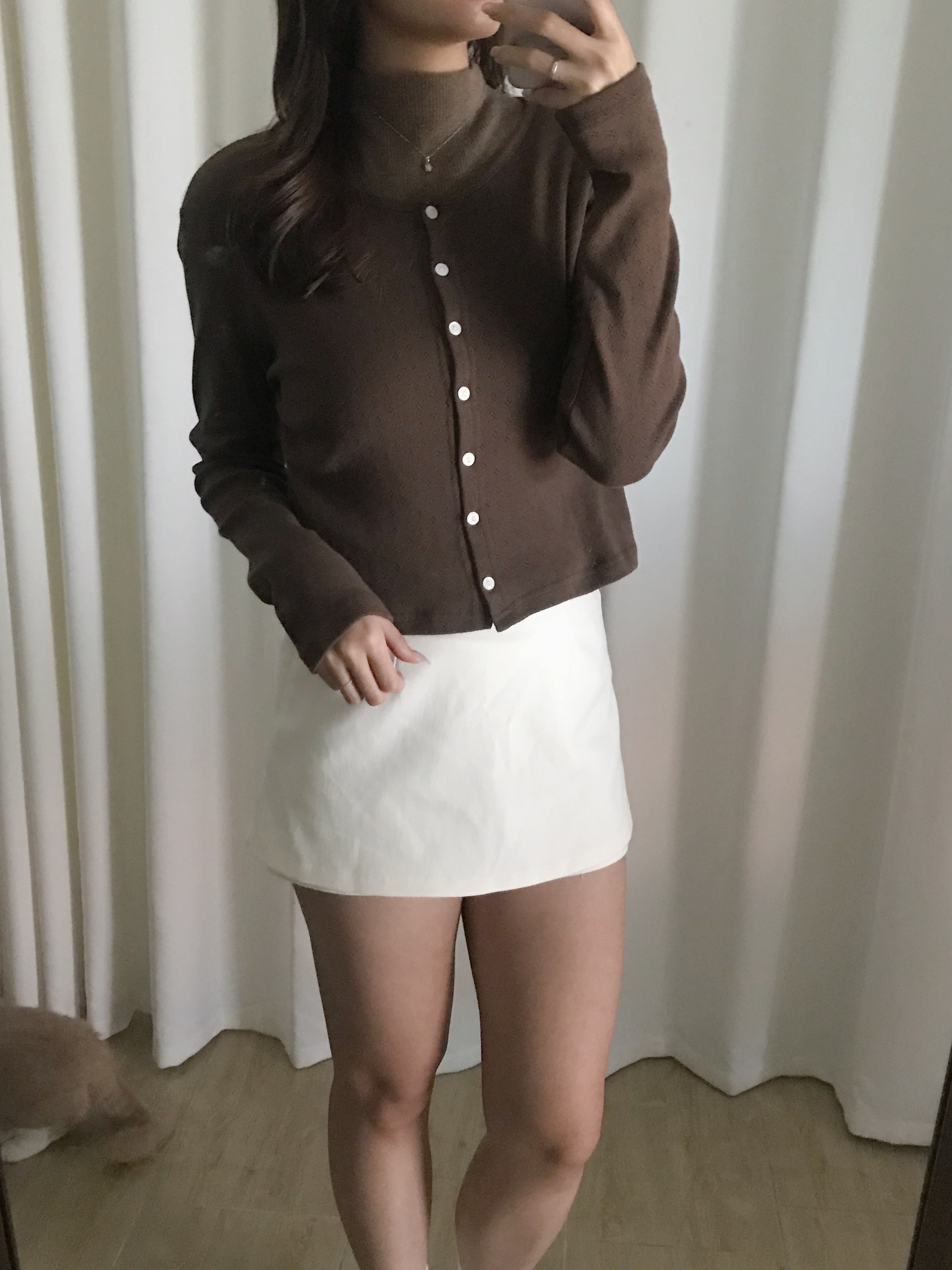 圓領棉質通花小外套(八色入)