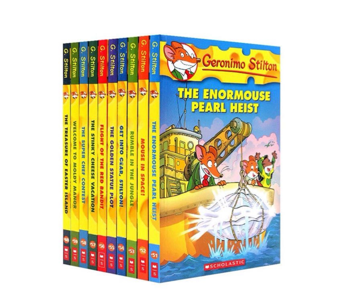 老鼠記者經典主系列第51-60冊 全套10冊！難度不算高，適合6-12歲孩子！ 約120頁/冊，蘭斯640L！