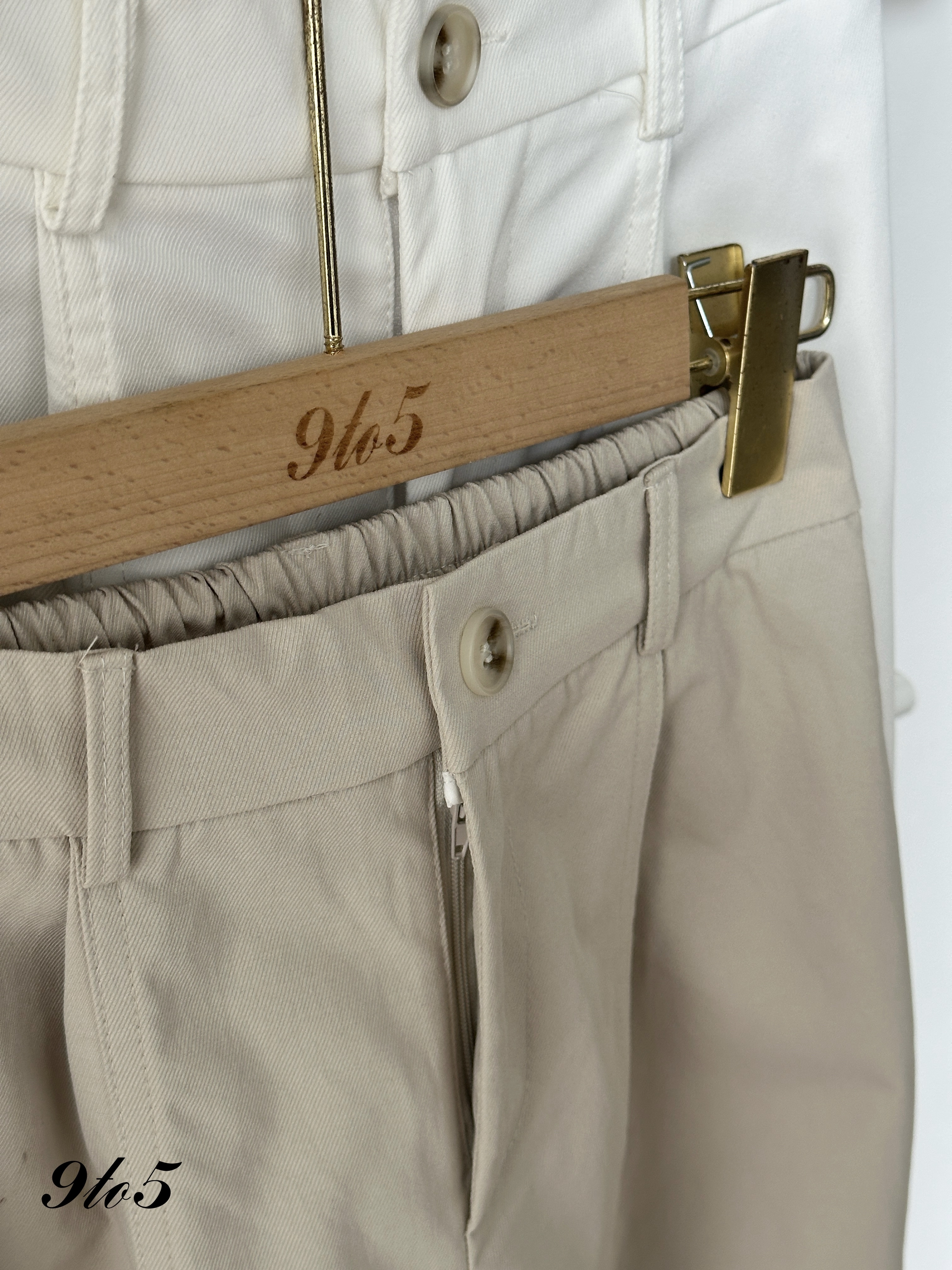 S1841 Long Curved Pants - 3 Colors 