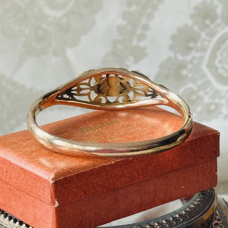 Antique Victorian Gold-Filled Bangle - Imperfect (MT2495)