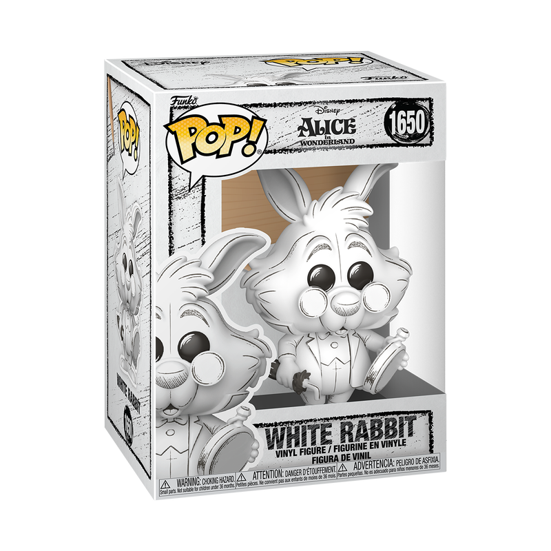 📦訂購 英國代購 Funko POP! Disney White Rabbit (Sketched Deco) Figure 白兔先生 素描版 模型