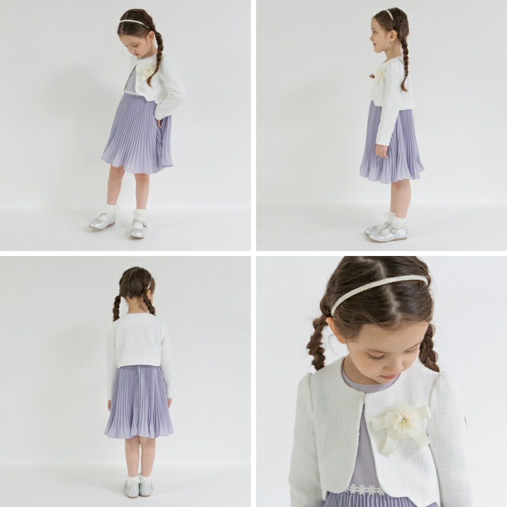 🆕【⭐訂購⭐】🇯🇵 日本直送 #優雅正裝 短身外套 + 背心裙 + 胸花別針 3件套［3款選］🌀[ELBA-0027][260303]