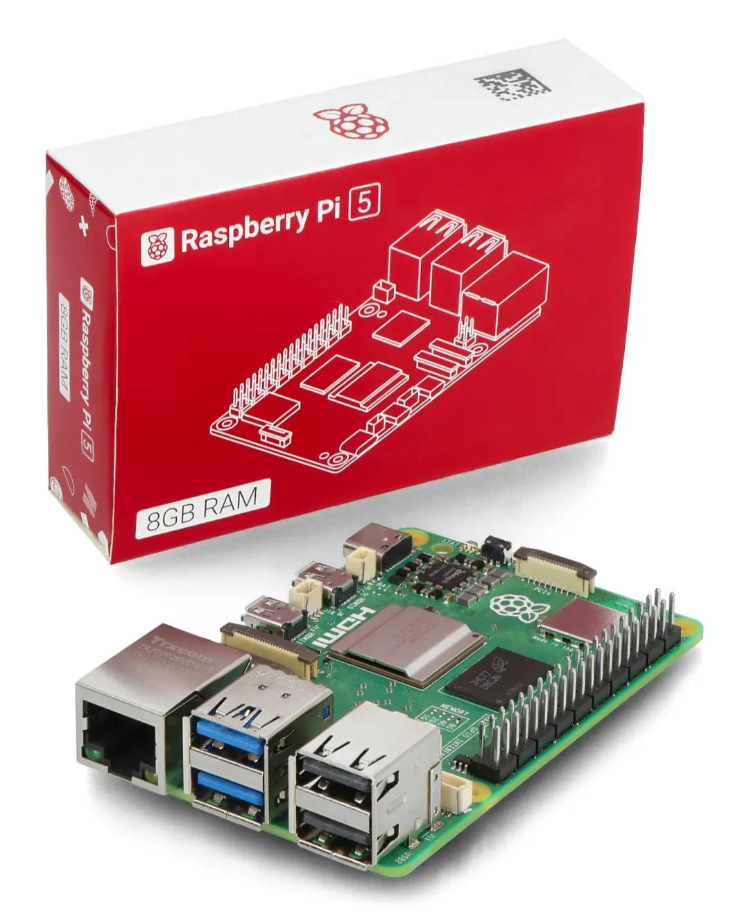 Raspberry Pi 5 Model B 8GB Ram 開發板(行貨1年保養) | New Digital Store