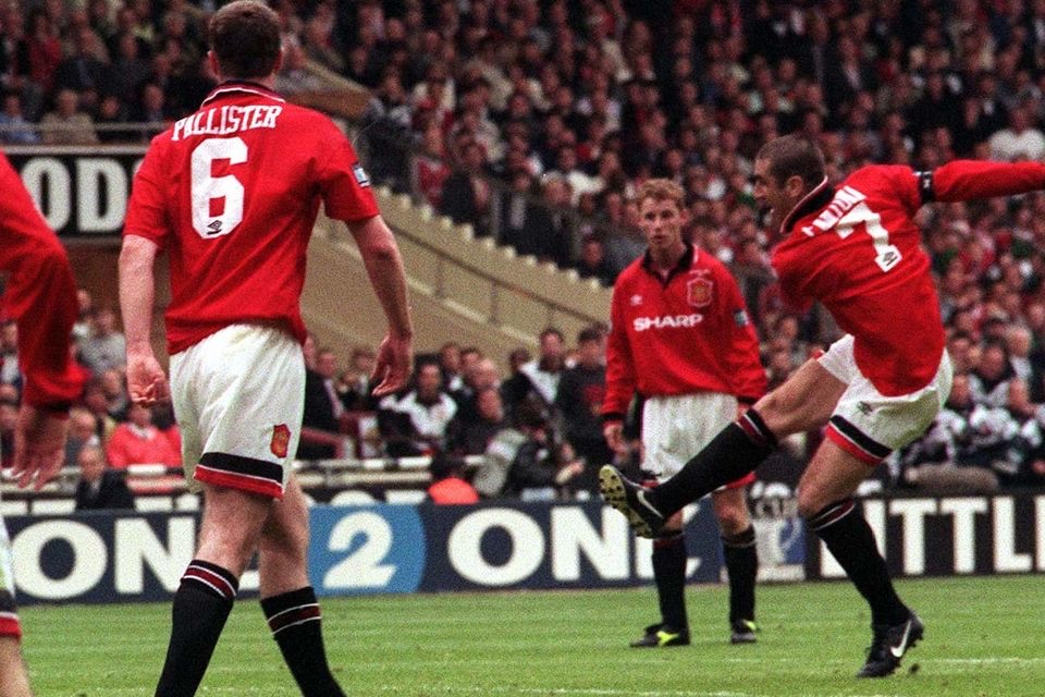 Manchester United 1996 FA cup final shirt  #7 Cantona 