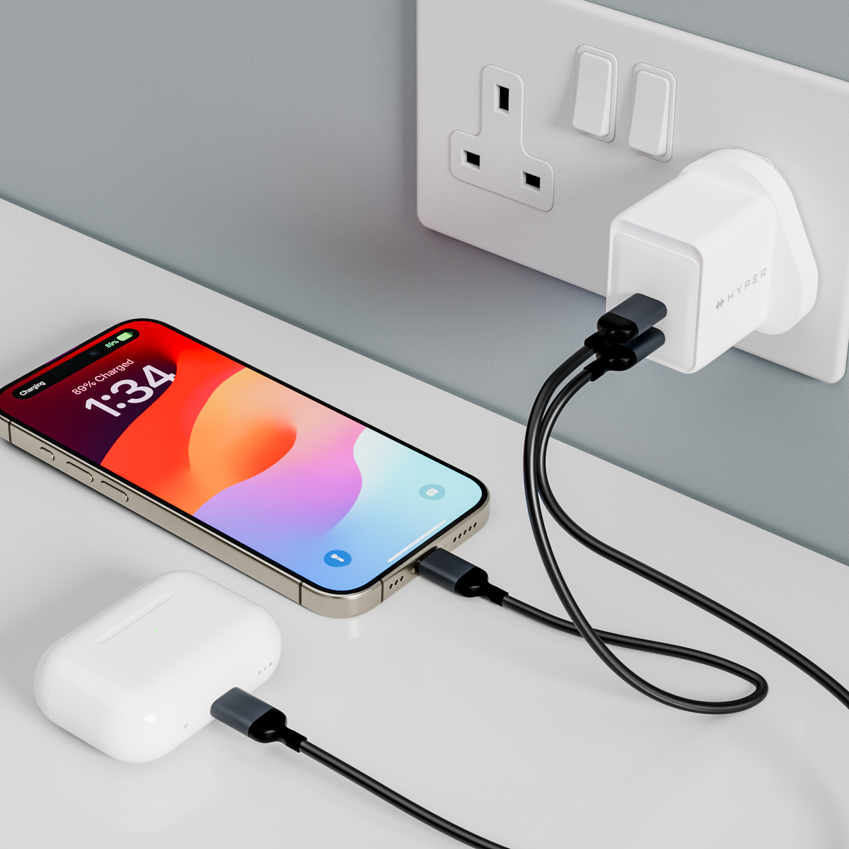 HyperJuice 35W GaN USB-C 充電器 HJG35UK