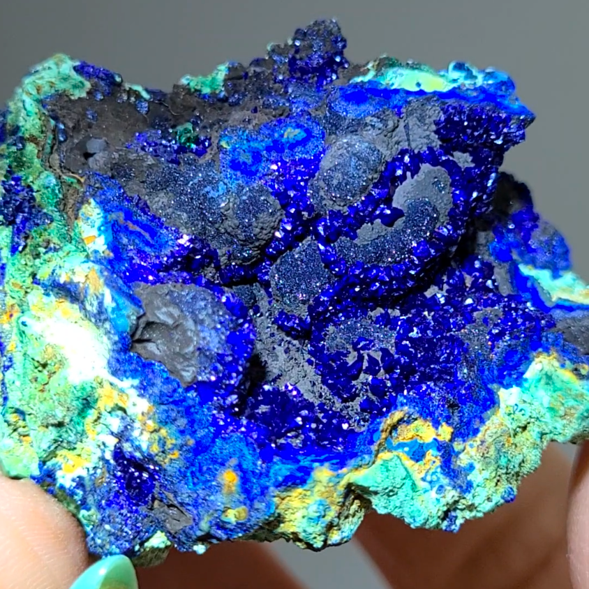 Azurite malachite chrysocolla cluster - AZ9