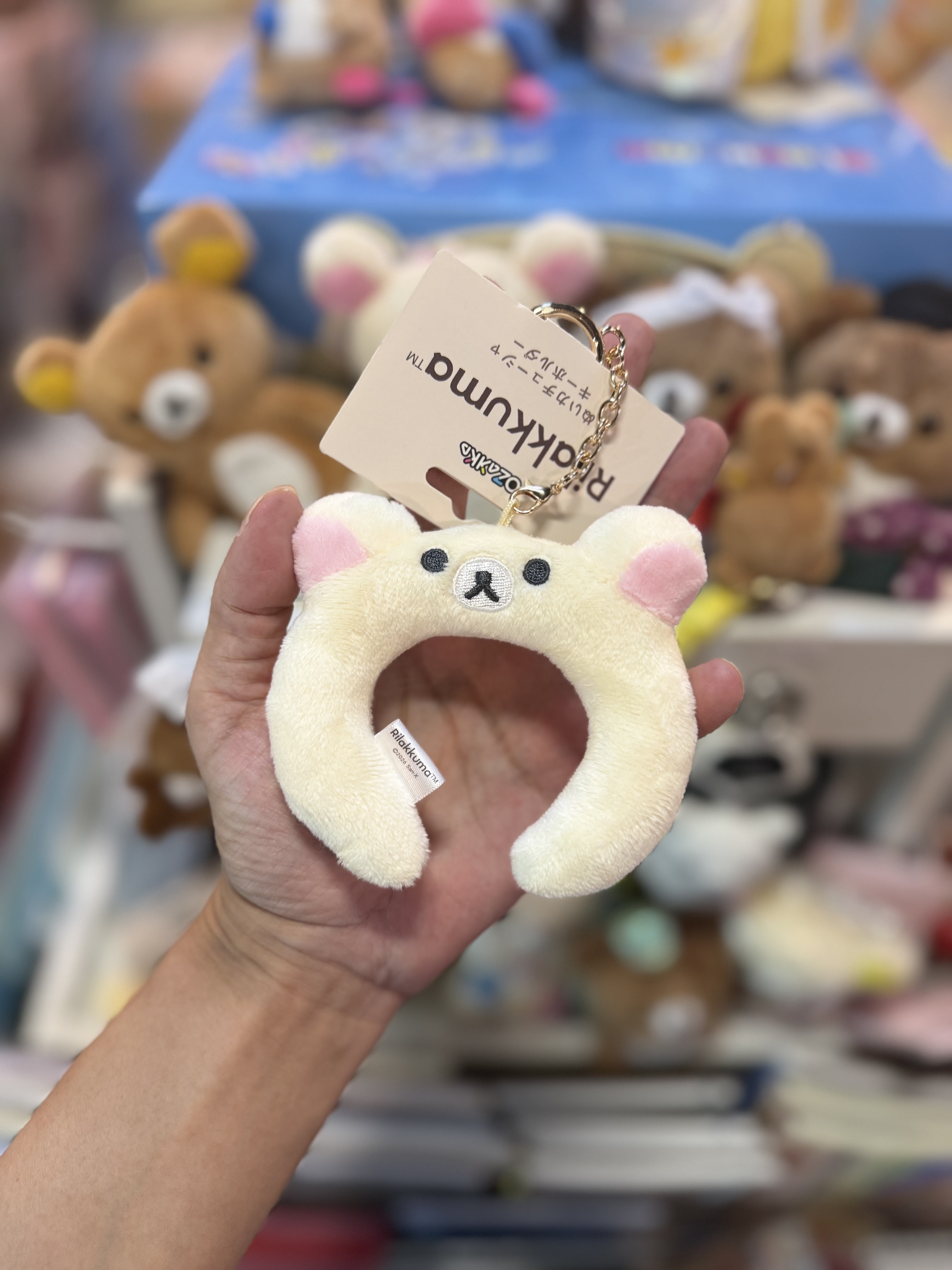 《現貨》全新日本限定 Rilakkuma 頭箍型掛飾