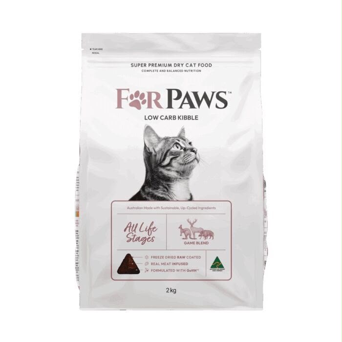 FOR PAWS 超級優質低碳貓糧 - 全生命階段野味配方 (2公斤)