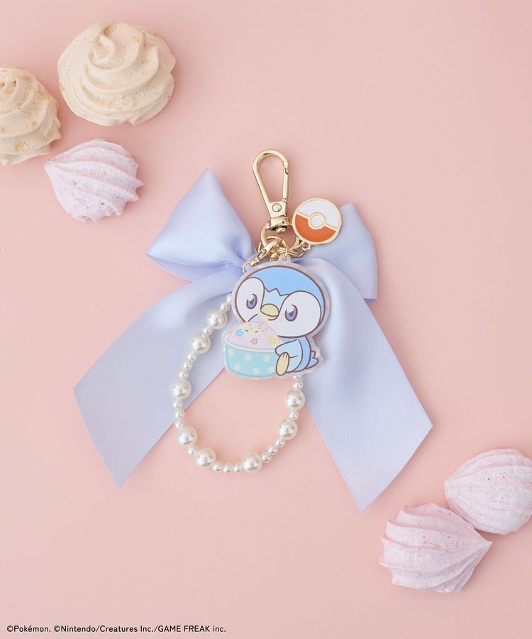 🎀【預訂】 PokePeace x Maison de FLEUR 絲帶掛飾 - Pochama