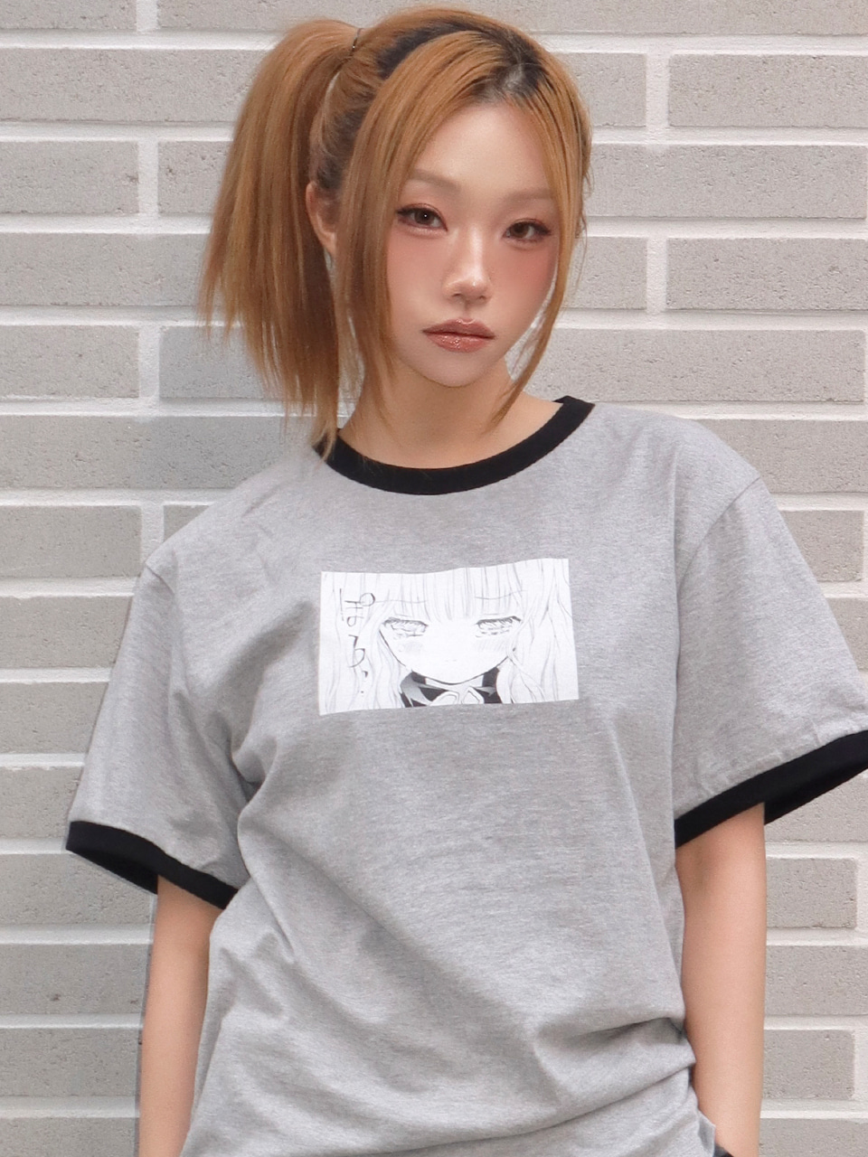 《Pre-Order》RIMA RINGER TEE(GRAY)｜守護甜心 Shugo Chara! X luvistrue 3rd Drop