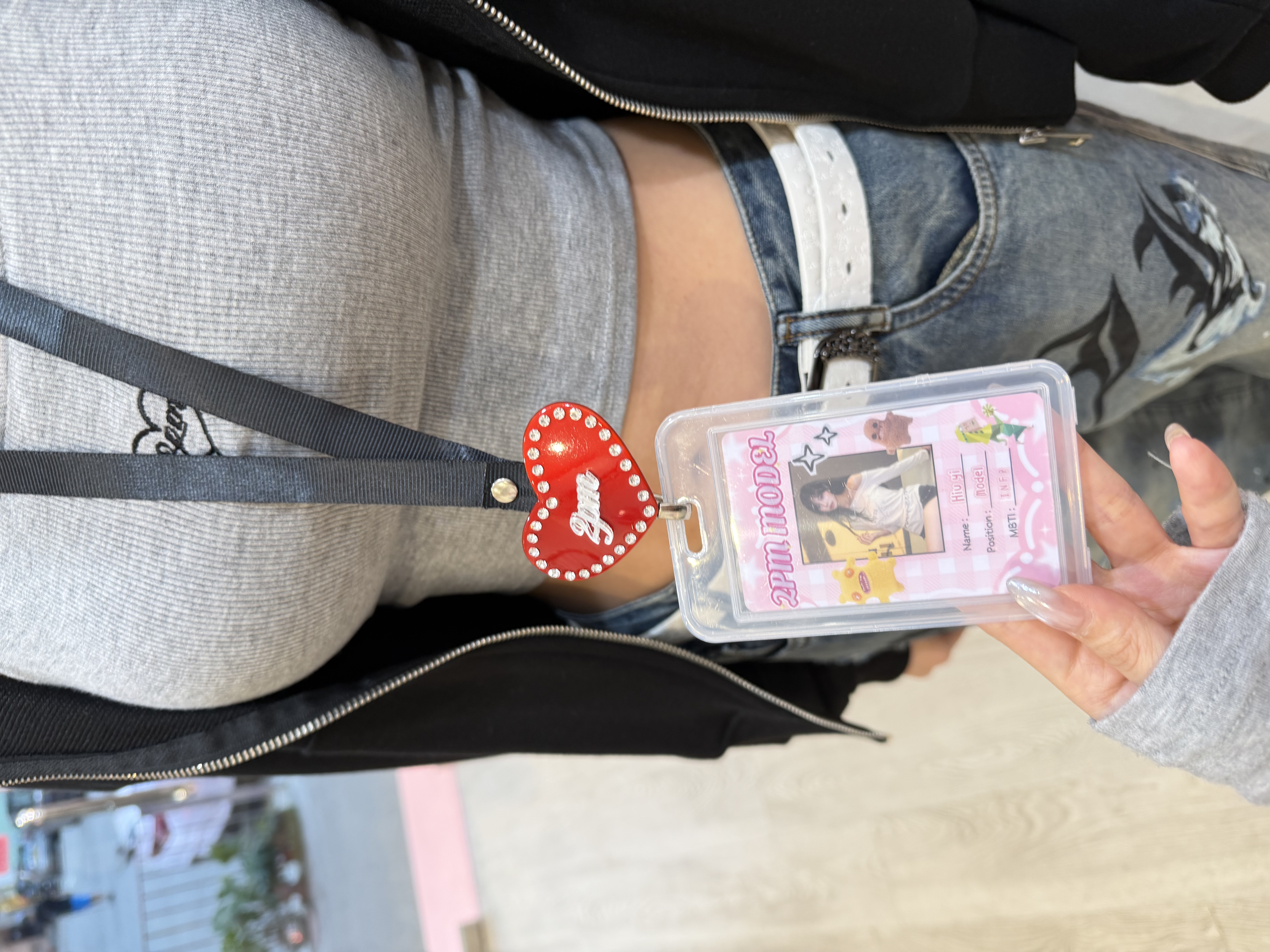 2PM🐚貝殼珠光Heart-shaped hair clip 💖