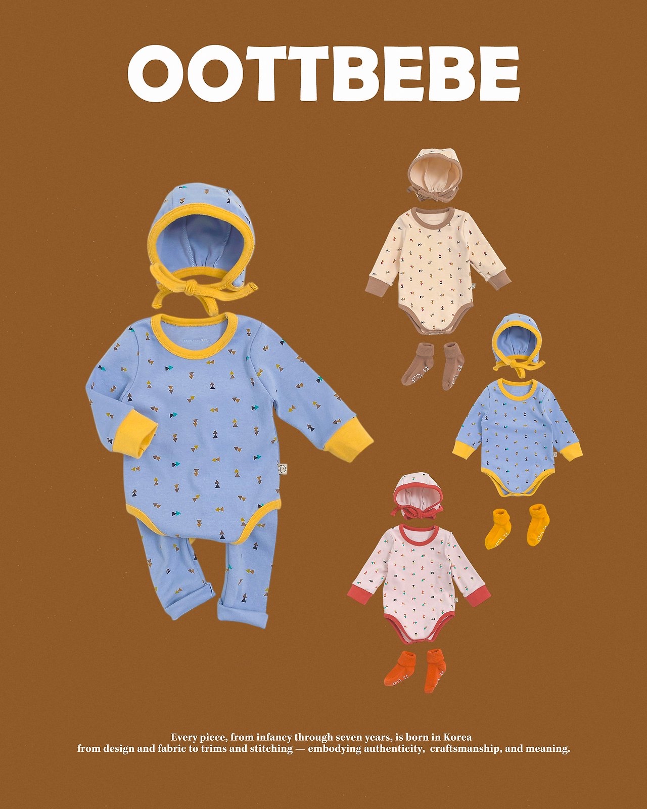 OOTT | Semone suit + bonet SET