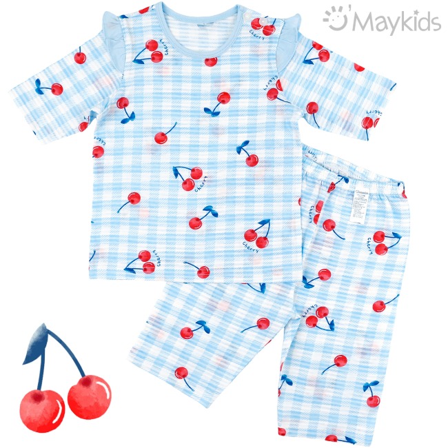 Maykids 7分袖家居服 (水櫻桃)