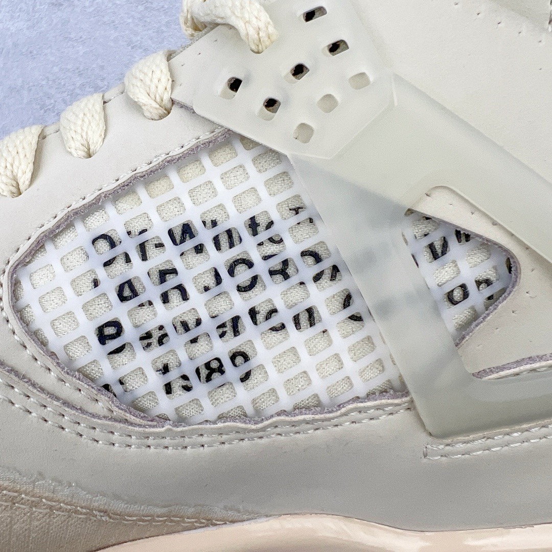 Off-White™ x Air Jordan AJ4 Retro"Cream/Sail" CV9388-100