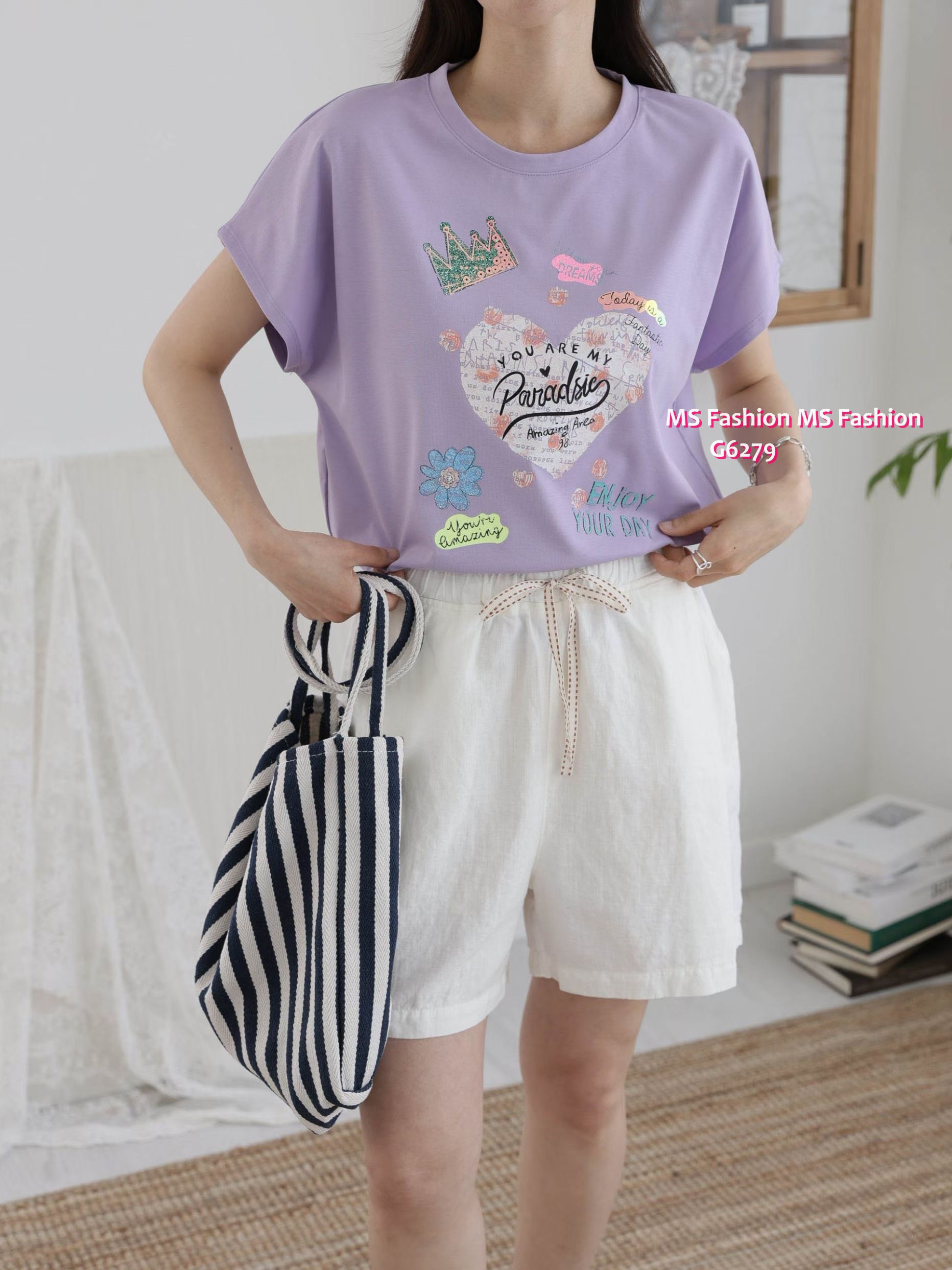 G6279 韓國🇰🇷靚print top