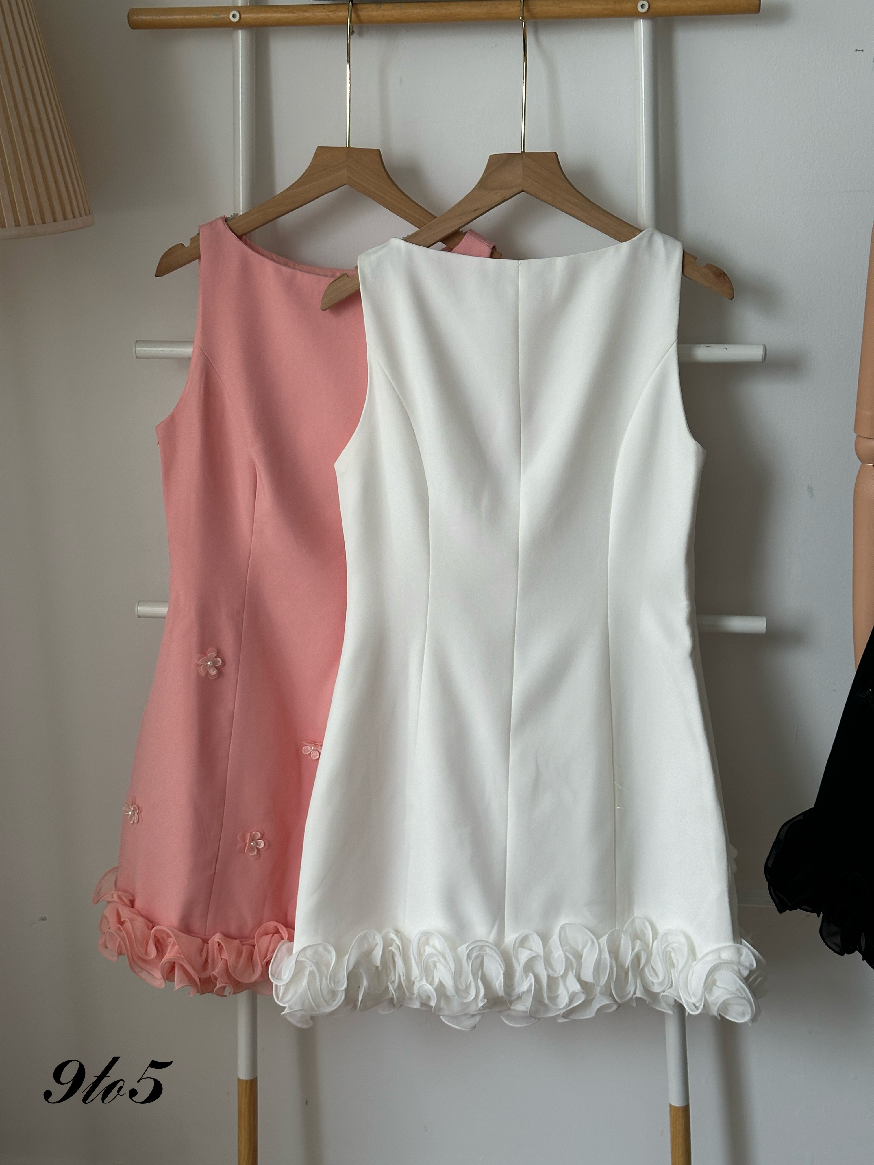 D2326 Sleeveless Floral Dress - 3 Colors