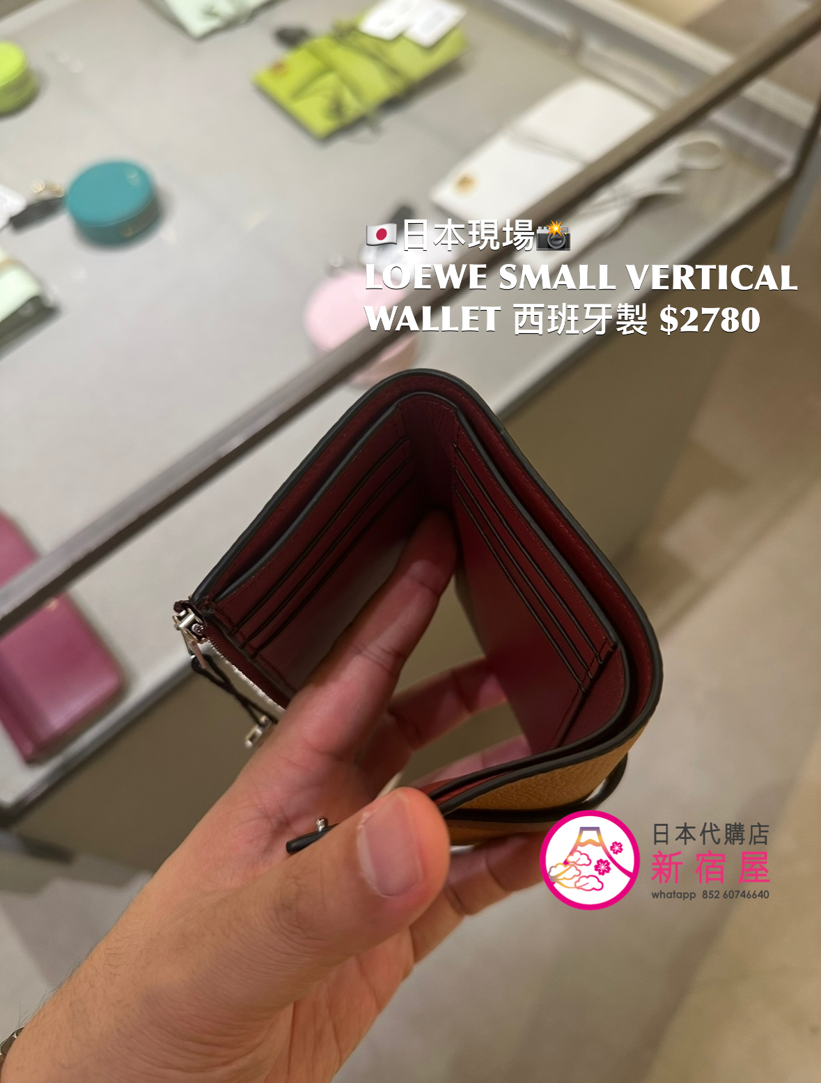 LOEWE SMALL VERTICAL WALLET