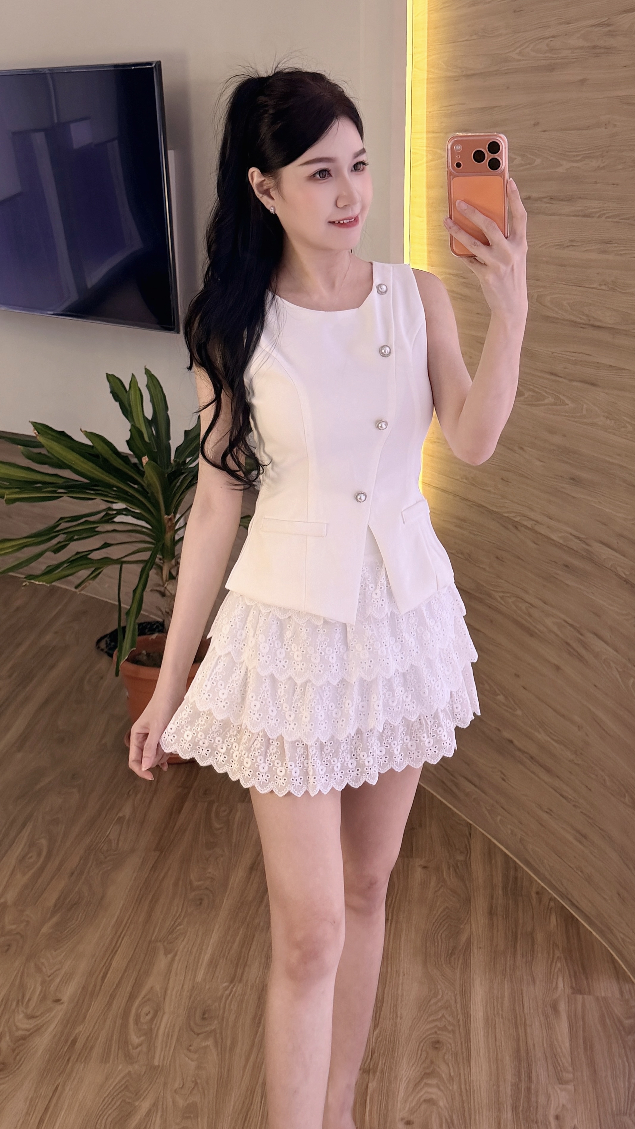 Bliss Lace Skort