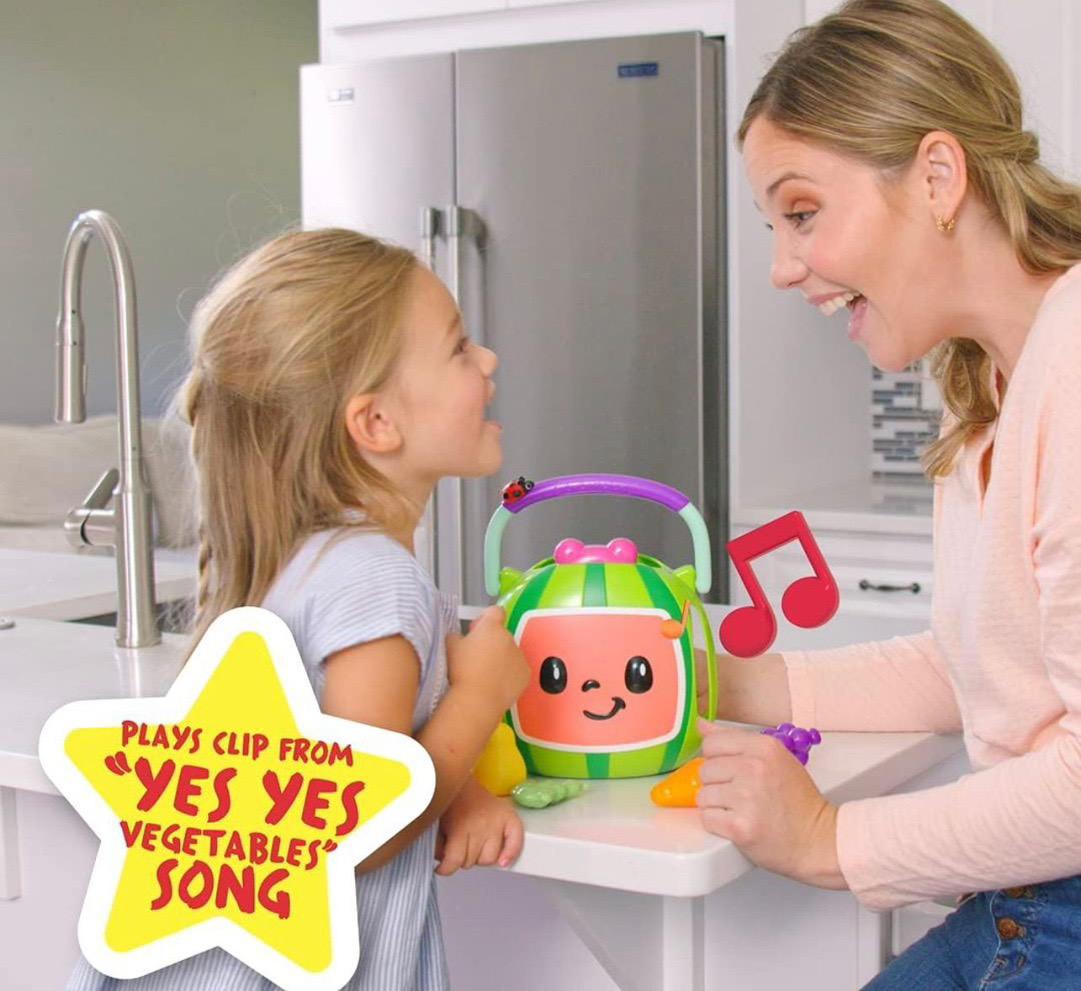 CoComelon 音樂蔬菜籃(包括六件食物玩具)