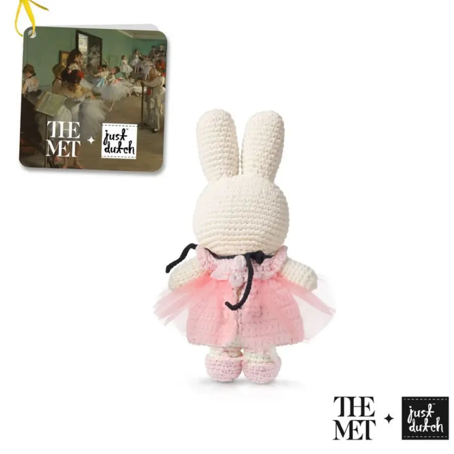 📦訂購 美國代購 荷蘭 Just Dutch 手工編織 米菲 Miffy 大都會藝術博物館 竇加的舞蹈教室 公仔