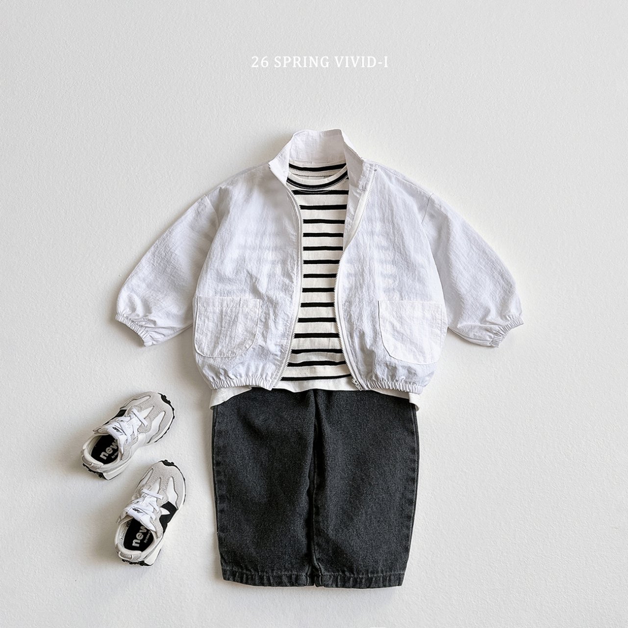 🌸預訂 韓國直送🌸🇰🇷VIVIDI六色清新條紋寬鬆長袖上衣