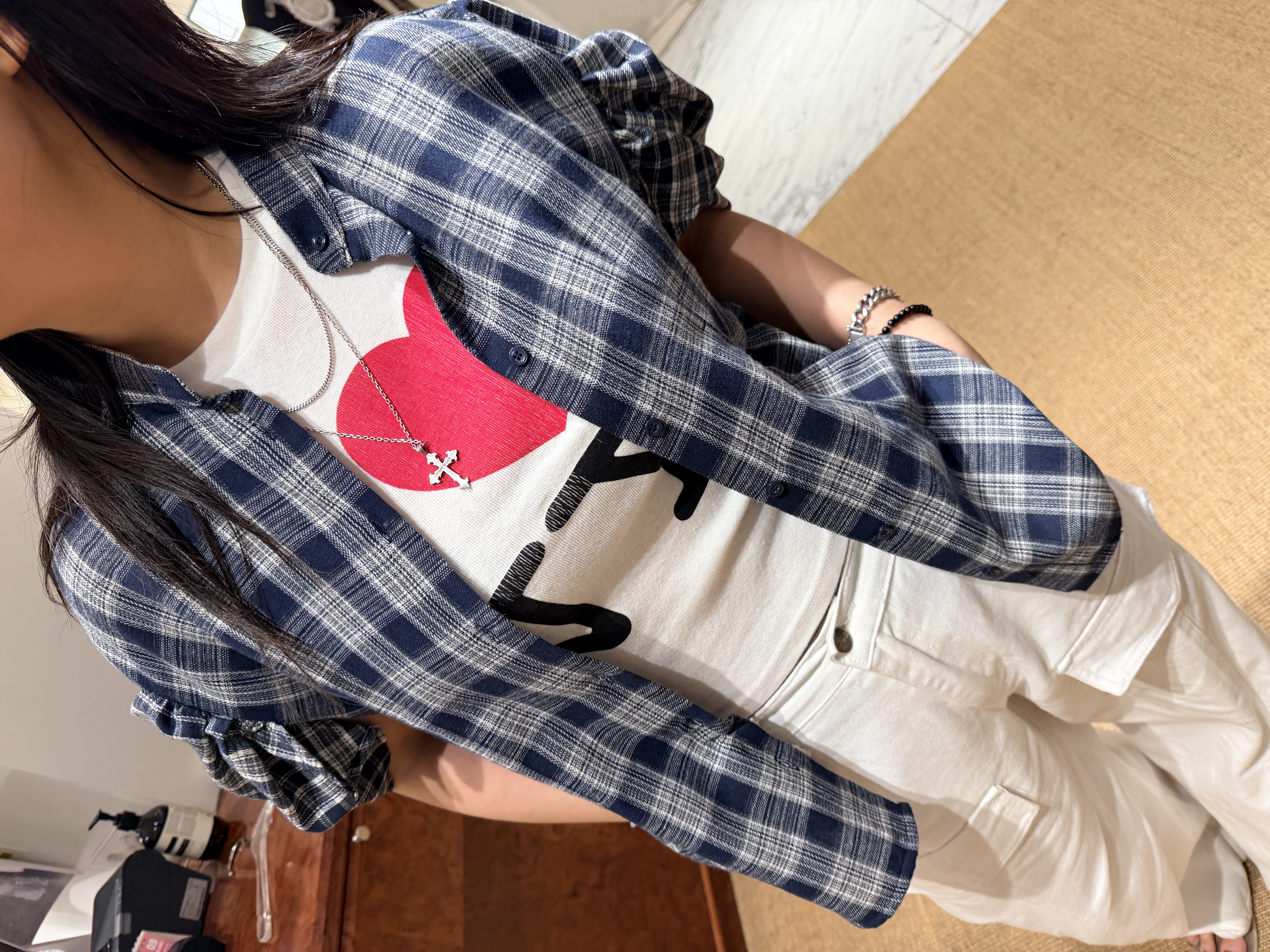 Checked shirt