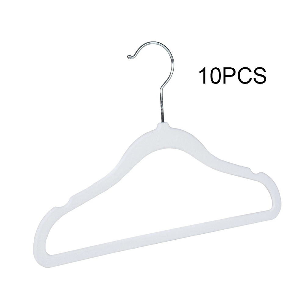 10x 兒童植絨衣架 30*20.5cm 黑色 UB0238