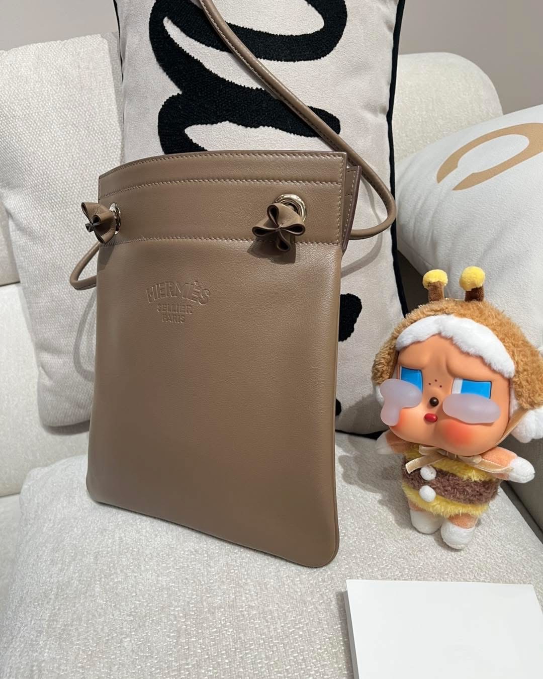 HERMES ALINE 18 STAMP C ETOUPE 100%Authentic 99%new ✅dust bag