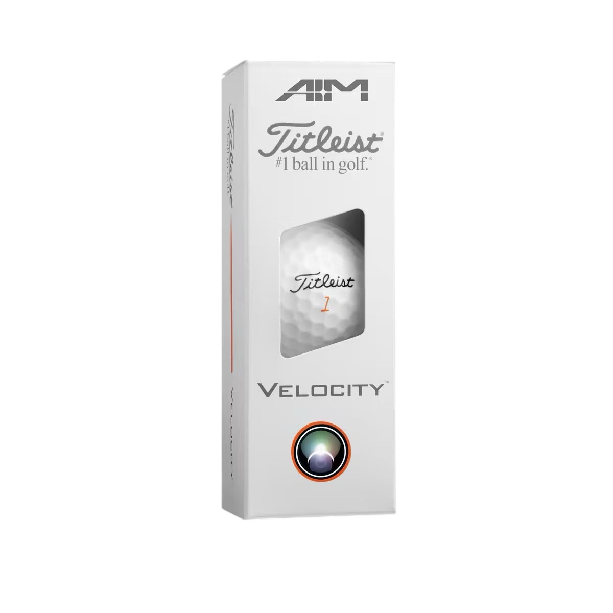 TITLEIST VELOCITY Aim Performance GOLF BALL 二層球 (白)