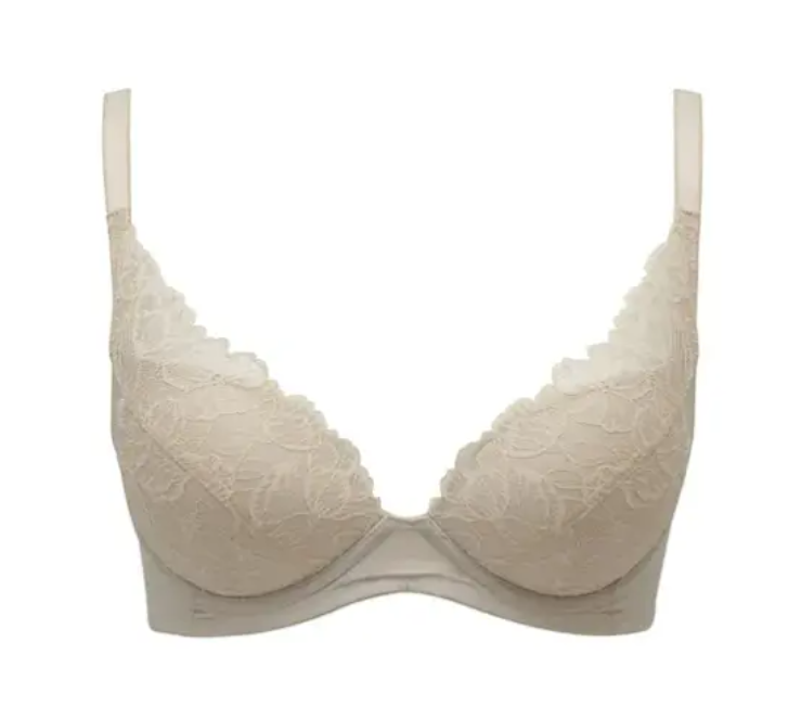 日本 華歌爾 Lecien 集中提高 蕾絲無鋼圈內衣 平行進口