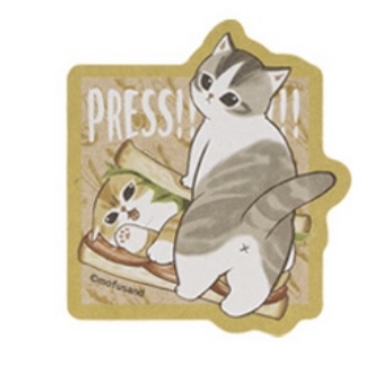 Mofusand 鯊魚貓 貼紙｜預訂