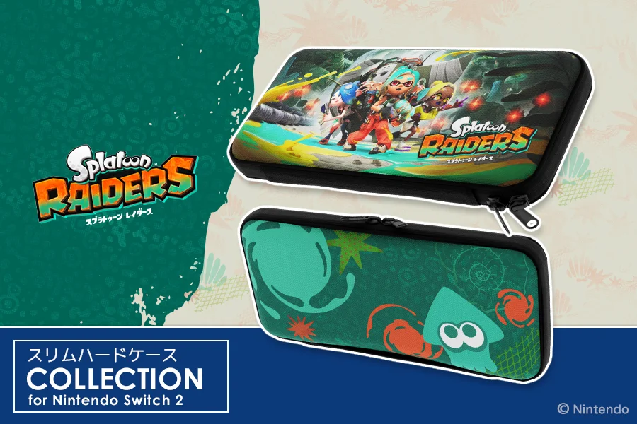 【預售 8月】Keys Factory Switch 2 噴漆少女 塗擊隊 纖薄硬殼保護盒 Slim Hard Case [Splatoon Raiders] KSH-005-1 PO0859