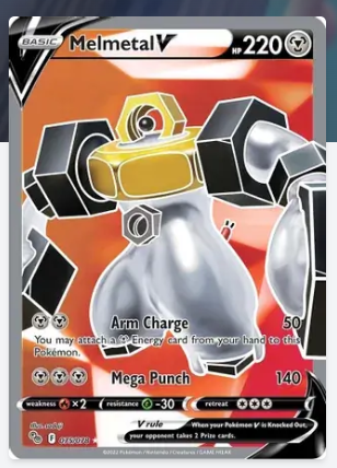 Pokemon TCG ENGLISH Version -075/078 MELMETAL V
