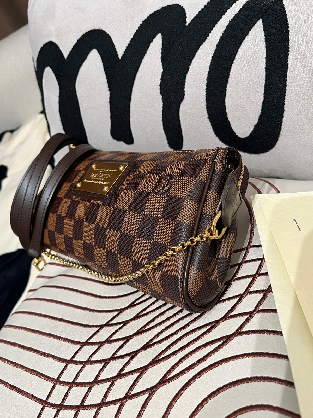 LV Eva Damier Crossbody Bag M55213 100%Authentic, 95%New ✅收據✅Dust bag