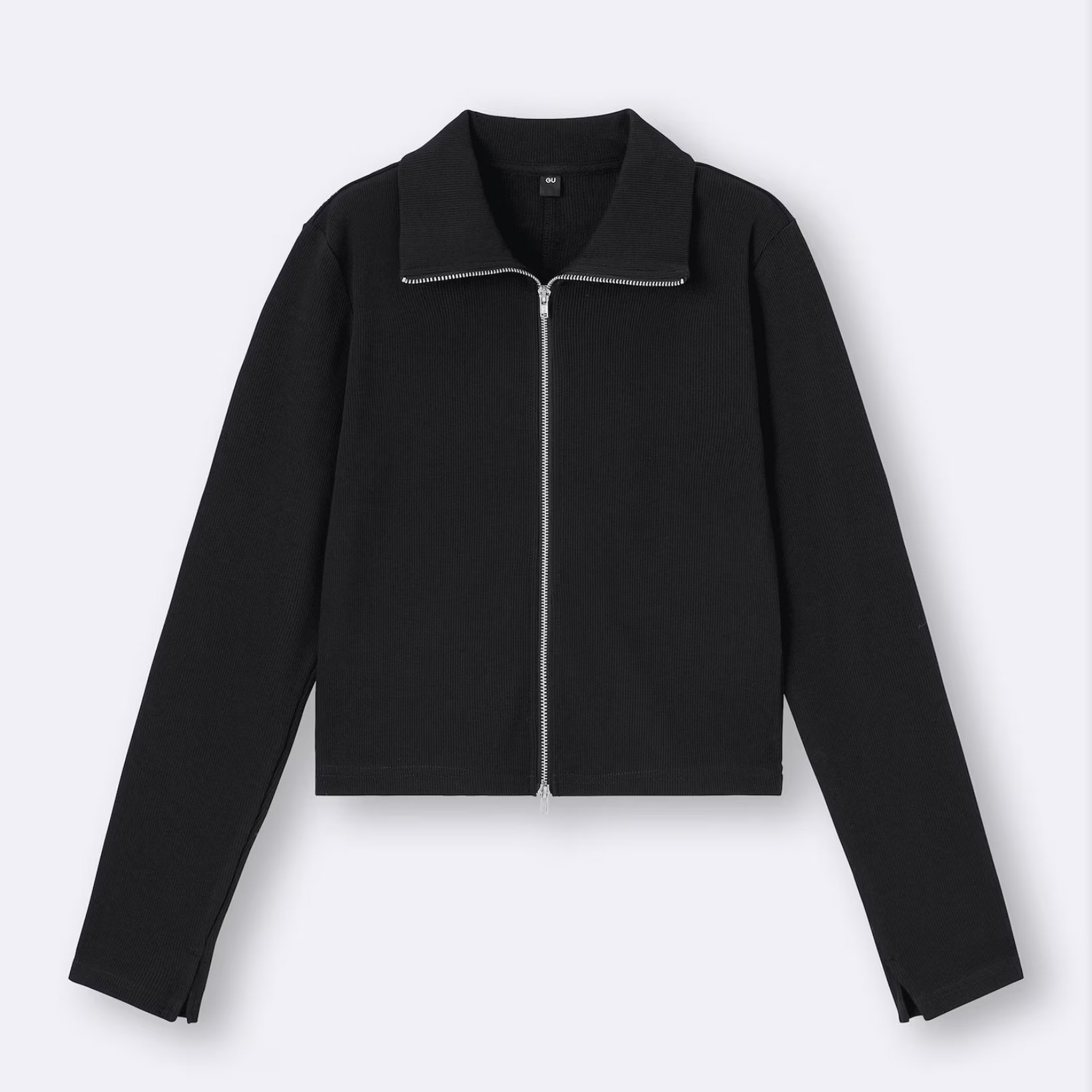 GU Ribbed Double Zip Cardigan