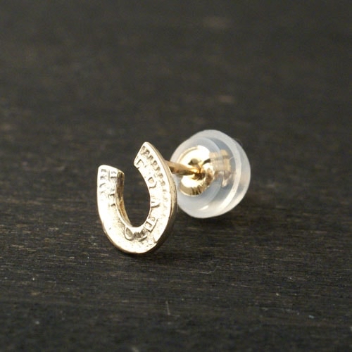 只按訂單生產~Atease HORSE SHOE SMALL PIERCE K10 pre order/訂購