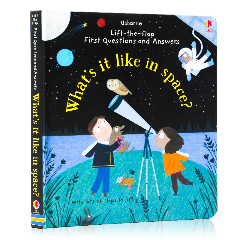 Usborne First Questions and Answers系列翻翻書 What's it Like in Space 太空有什麼