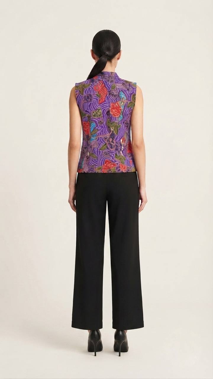 T2488 - Mekar Malam Sleeveless Batik Vest 
