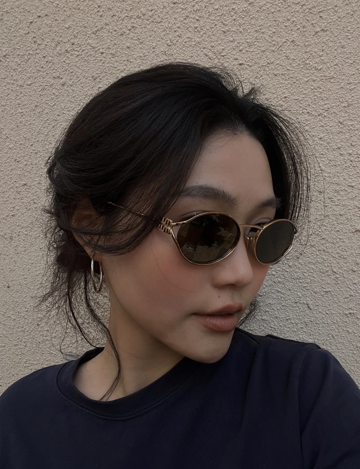 現貨優惠✨好價🍒MIUMIU 金屬框太陽眼鏡