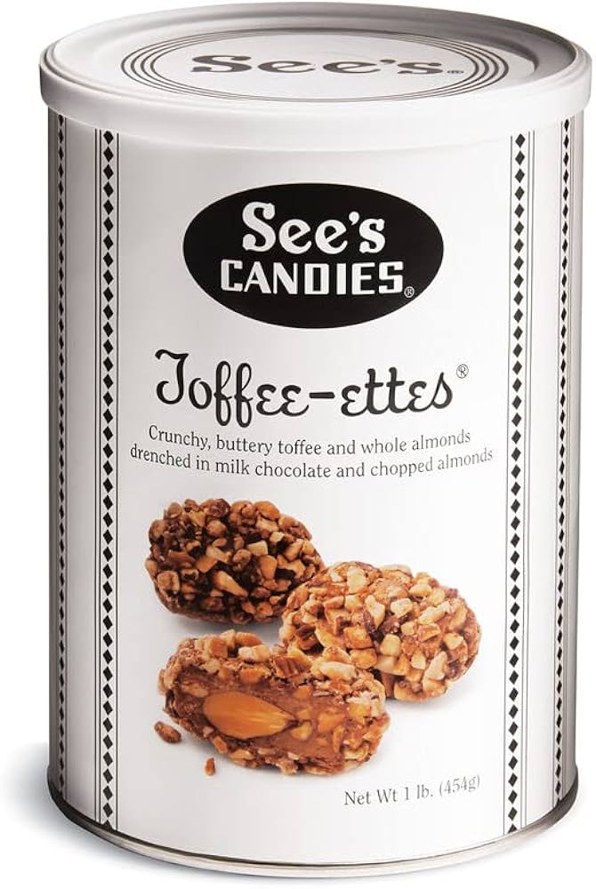 🇺🇸美國🖤See’s Candies｜Toffee-ettes 貴妃杏仁糖(1lb/454g)