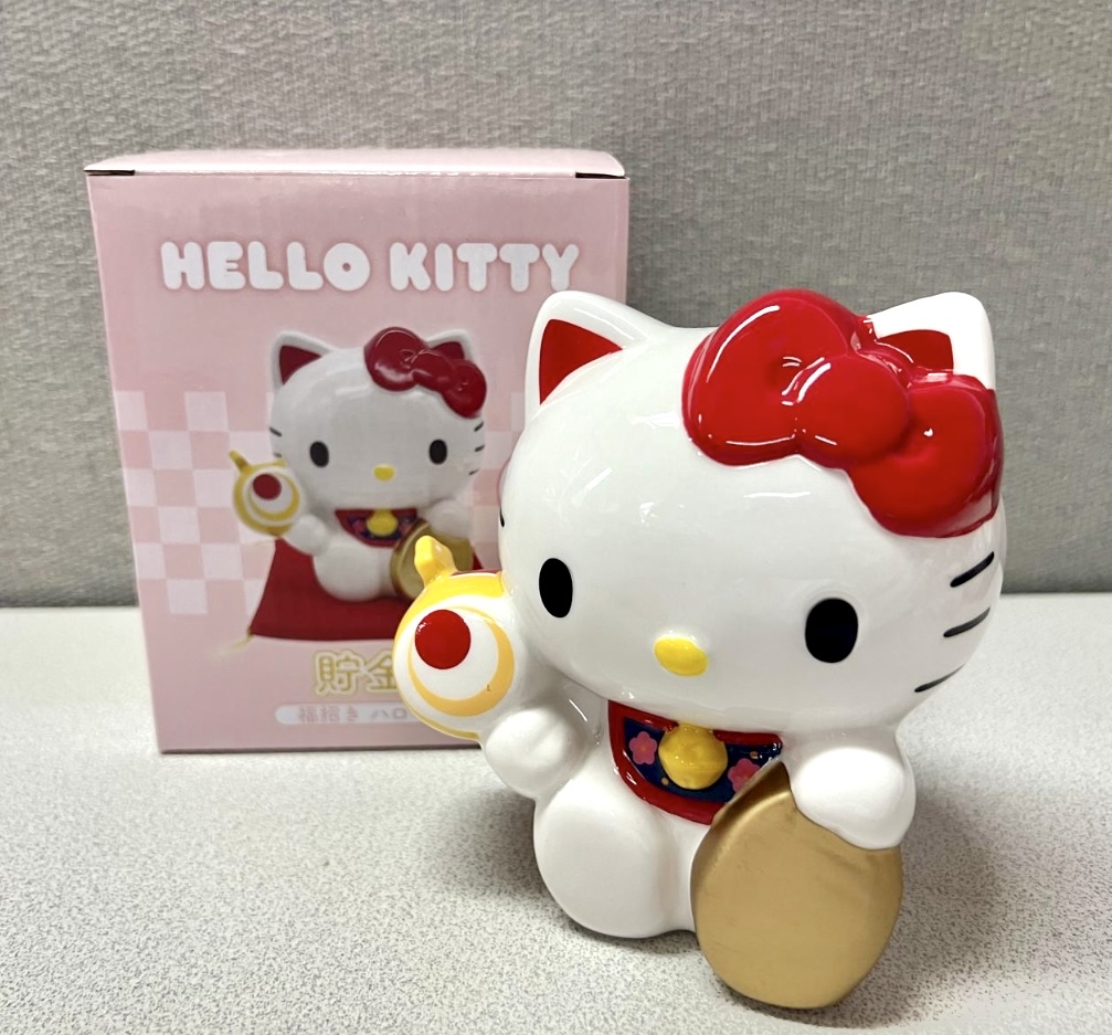 🎌日本直送🎌 Hello Kitty 招福陶瓷存錢罐