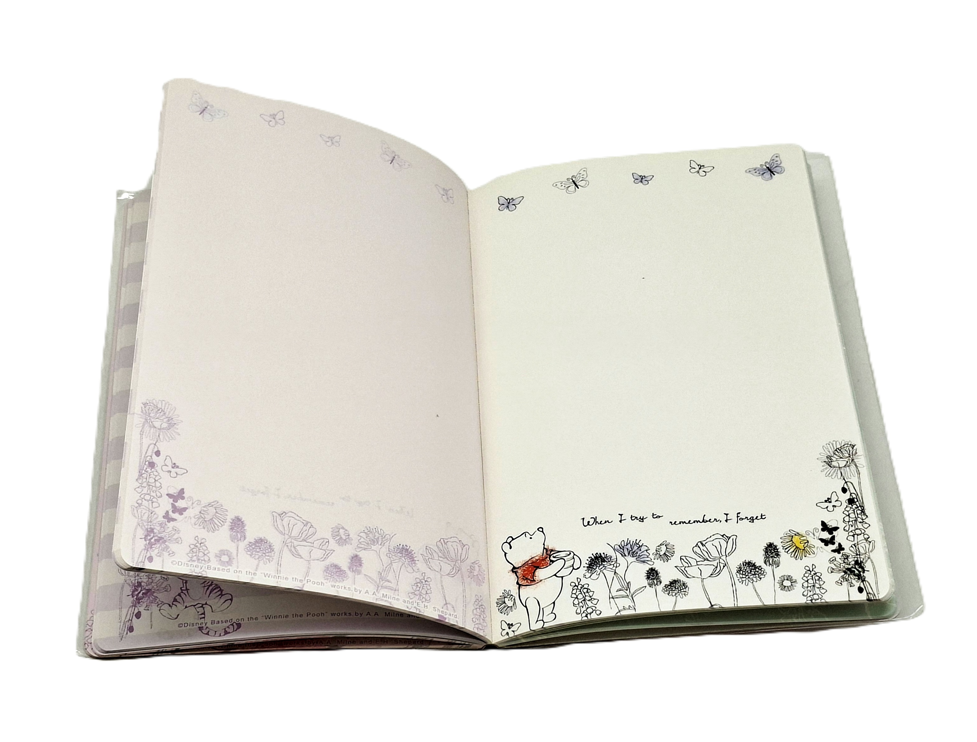 好可愛定頁筆記  Winnie the Pooh 維尼熊 (DPNA-333A)