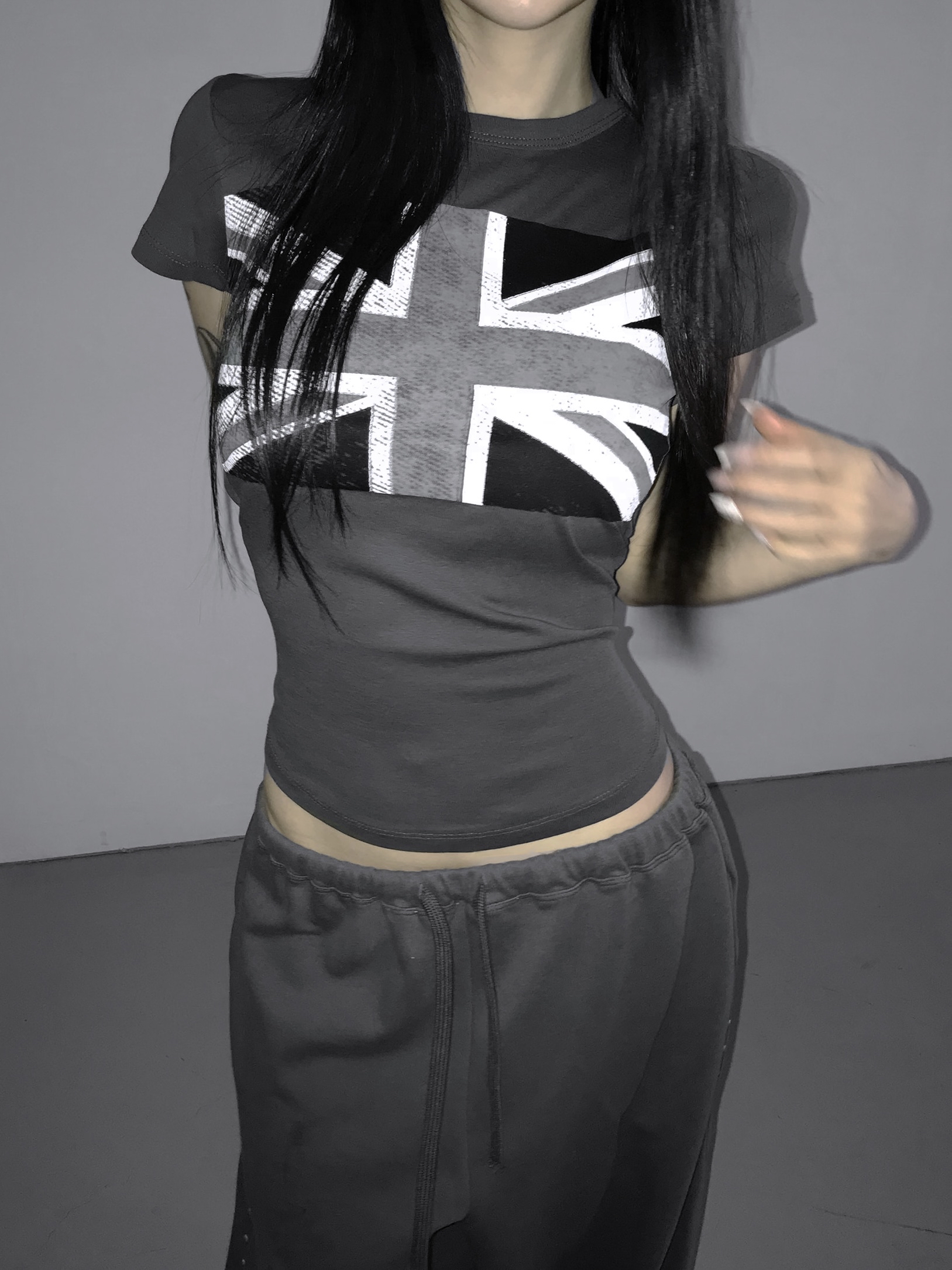 Vintage Union Flag Fitted Tee